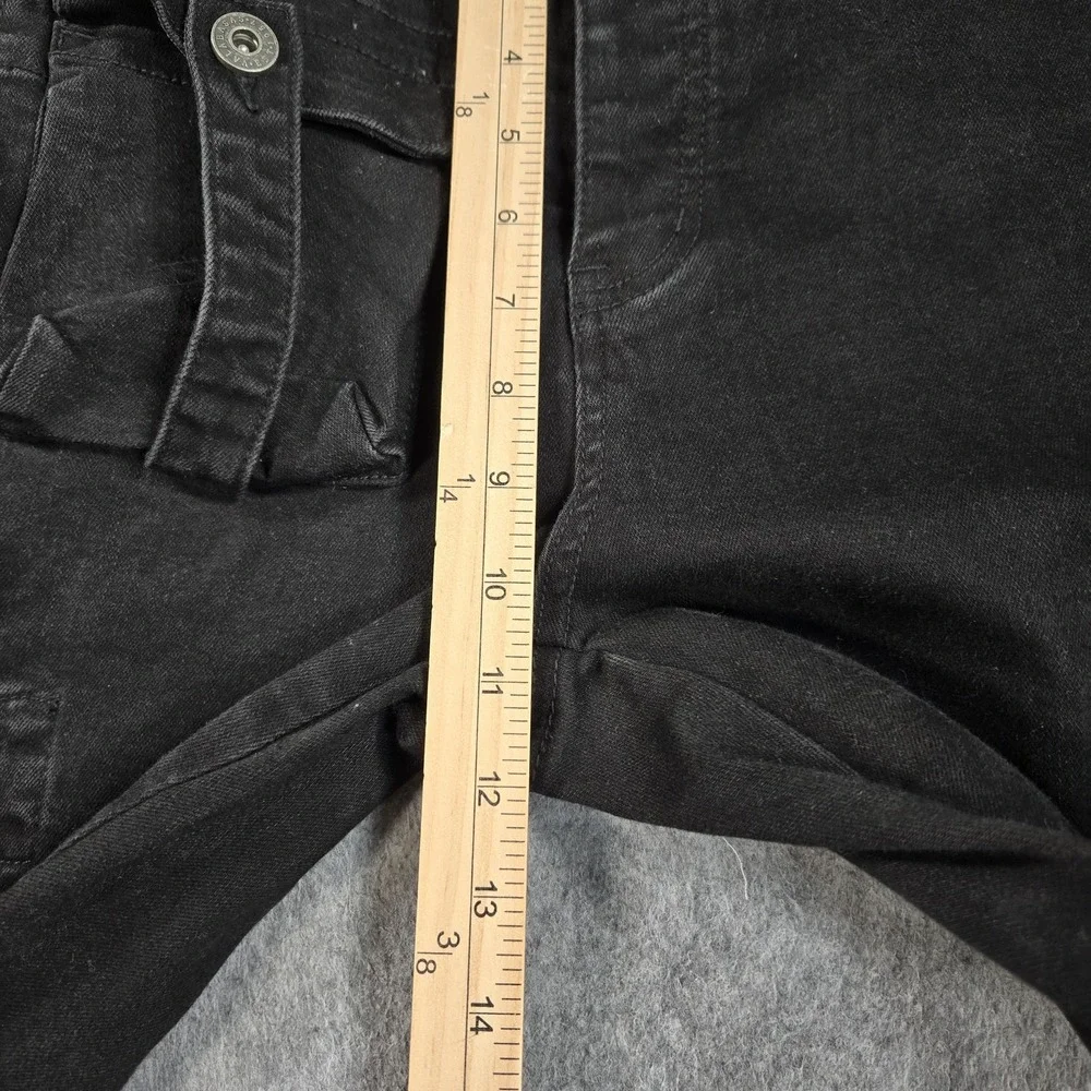 Valabasas Pants Mens 37x35 (36 Tag) Black Cargo Denim Bootcut Streetwear